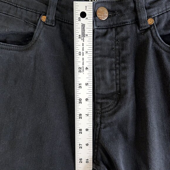 Refuel Men's Jeans 32x31 Black Slim Fit Kade Button Fly Tapered Leg Stretch - Picture 12 of 13